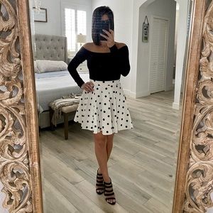 ⚫️❗️SKIRT ONLY - City Triangles Polkadot Skirt 2/$10